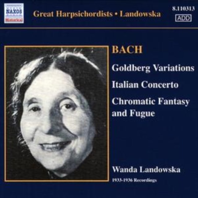 Goldberg Variations, Italian Concerto (Landowska)