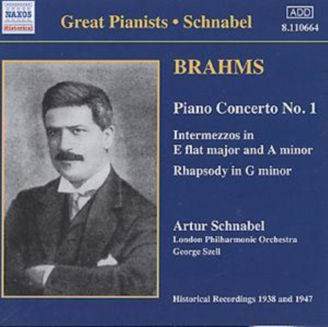 Brahms: Piano Concerto No. 1 (Schnabel)