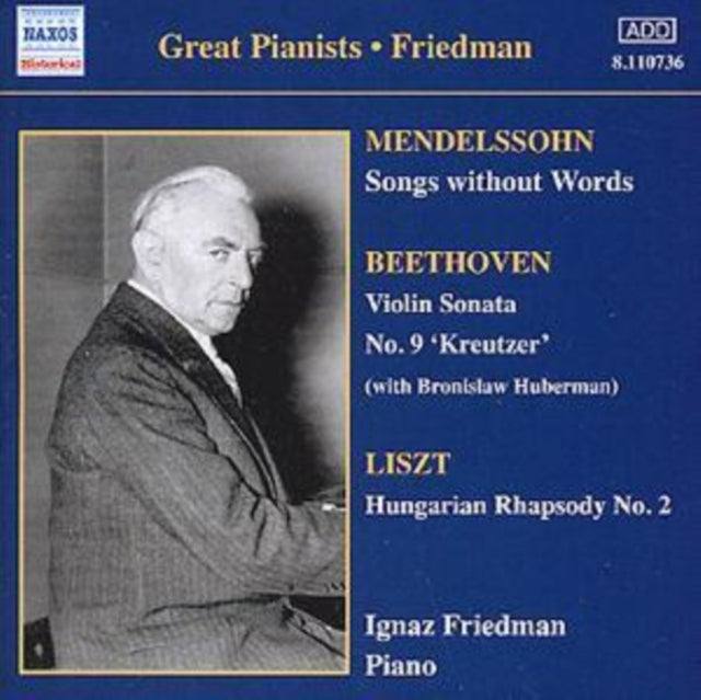 Songs Without Words/violin Sonata No. 9 (Friedman, Huberman)