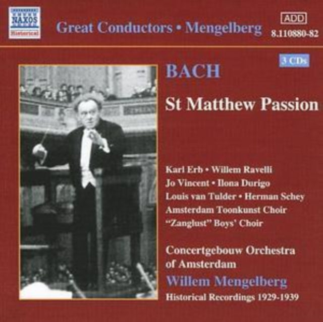 St. Matthew Passion (Mengelberg, Concertgebouw Orchestra)