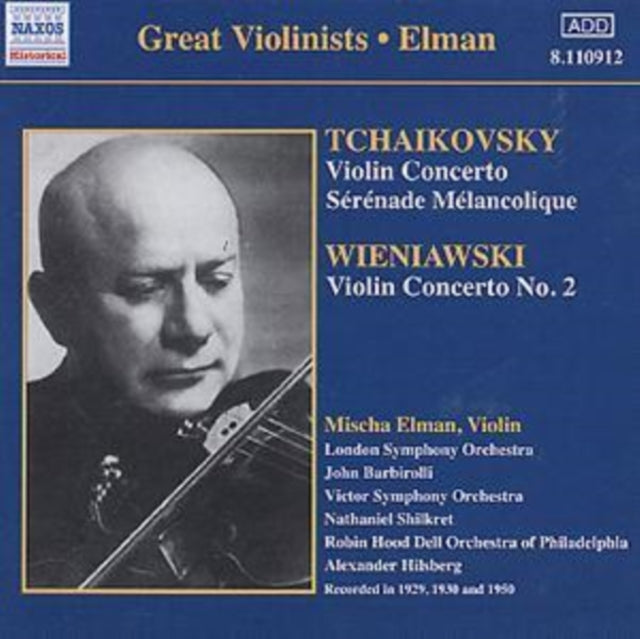 Elman: Tchaikovsky/Wieniawski - Violin Concertos