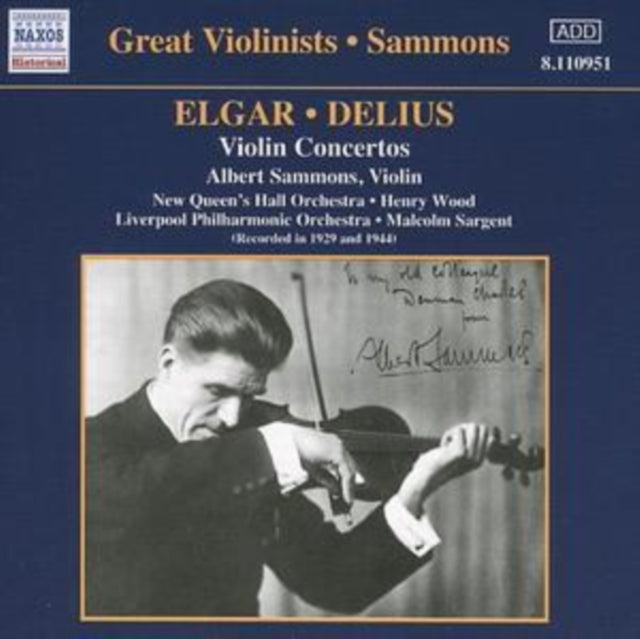 Violin Concertos (Sargent, Liverpool Po, Sammons)