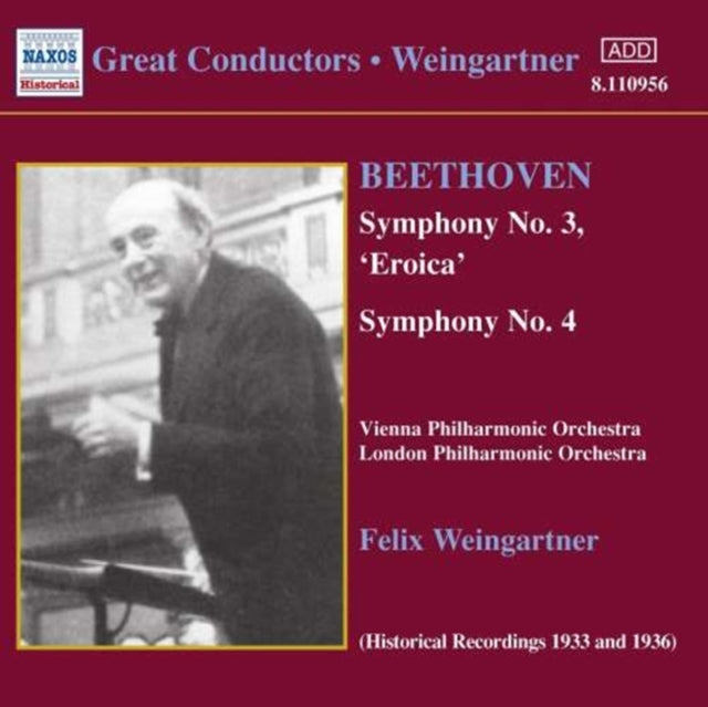 Symphonies Nos. 3 and 4 (Weingarter, Lpo, Vpo)