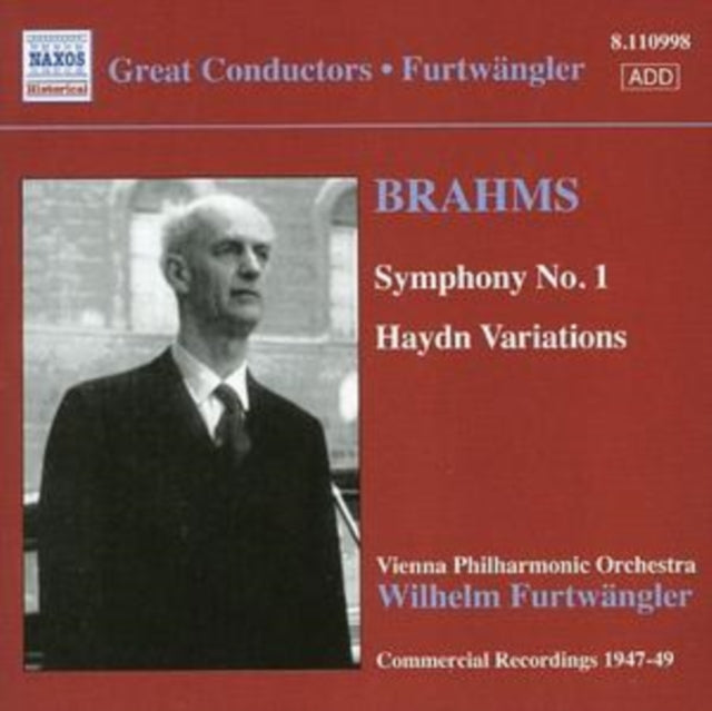 Symphony No. 1, Haydn Variations (Furtwangler, Vienna Po)