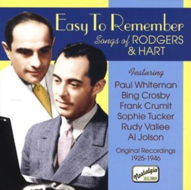 Easy to Remember: Songs of Rodgers and Hart