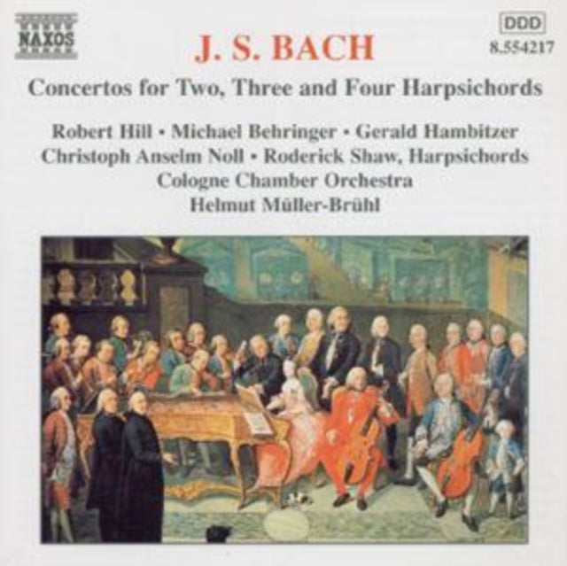 J.S. Bach: Concertos for 2, 3 & 4 Harpsichords