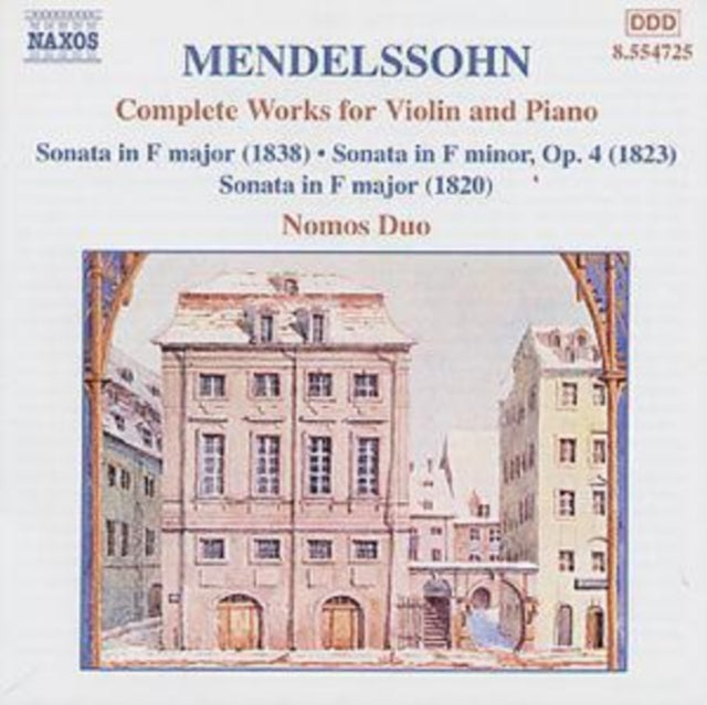 Mendelssohn: Complete Works for Violin & Piano