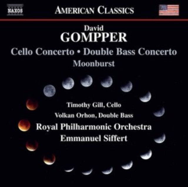 David Gompper: Cello Concerto/Double Bass Concerto/Moonburst