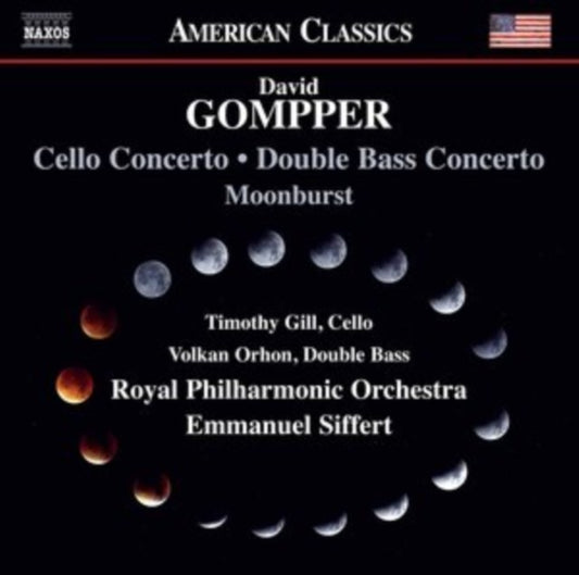 David Gompper: Cello Concerto/Double Bass Concerto/Moonburst