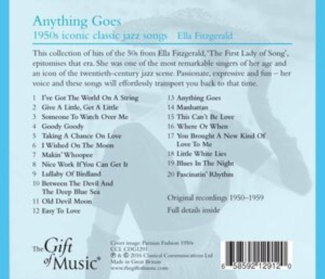 Anything Goes: 1950s Iconic Classic Jazz Songs