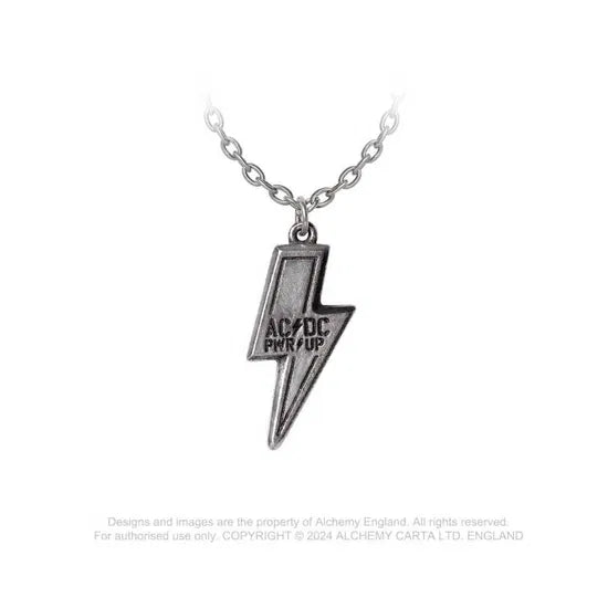 AC/DC Pwr/Up Flash Logo Pendant