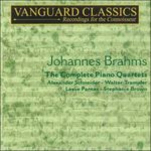 Piano Quartets (Brown, Schneider, Trampler, Parnas)