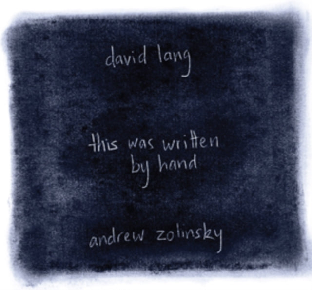 David Lang: This Was Written By Hand