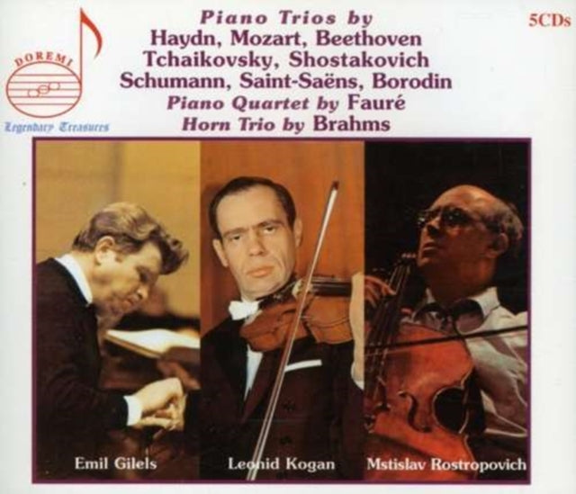 Piano Trios/piano Quartet/horn Trio (Kogan, Rostropovich)