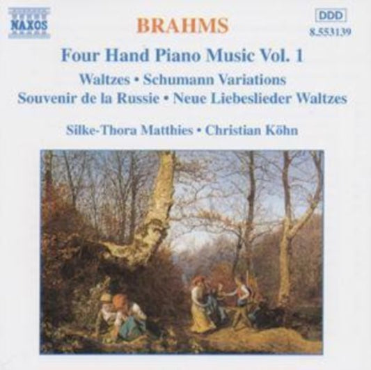 Brahms/ Four Hand Piano Music Volume. 1