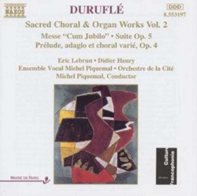 SACRED CHORAL WORKS ORGAN WORKS VOLUME 2
