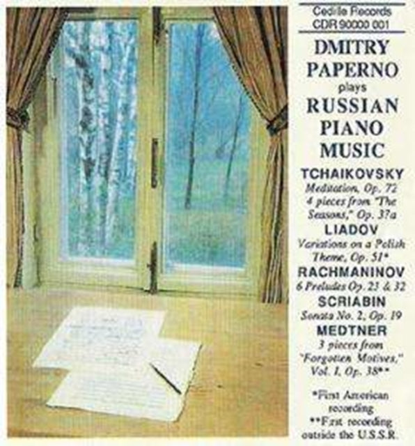 Plays Russian Piano Music
