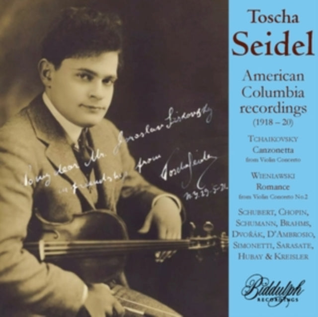 Toscha Seidel: American Columbia Recordings (1918-20)