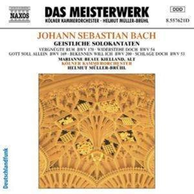 Sacred Cantatas for Alto (Muller-bruhl, Cologne Co)