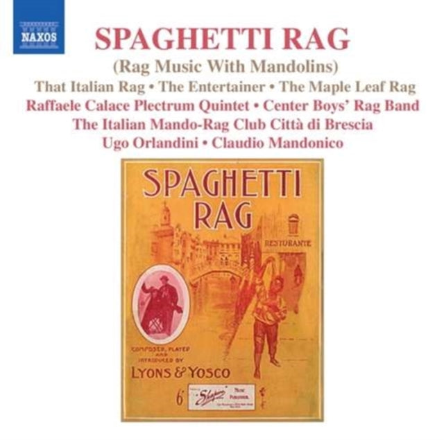 Rag Music With Mandolins (Mandonico, Quintet a Plettro)