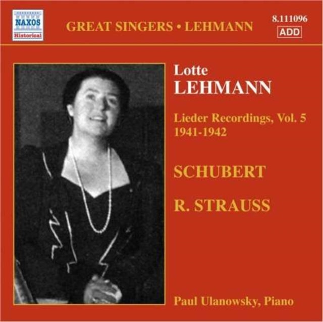 Great Singers: Lieder Recordings Vol. 5 1941 - 1942