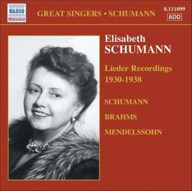Lieder Recordings 1930 - 1938