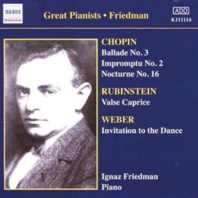 Ballade No. 3/valse Caprice/invitation to The (Friedman)