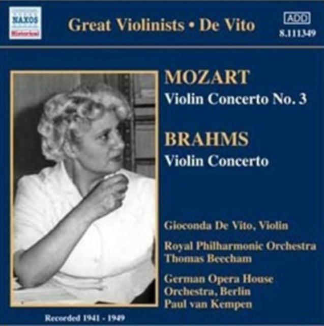 Great Violinists: De Vito