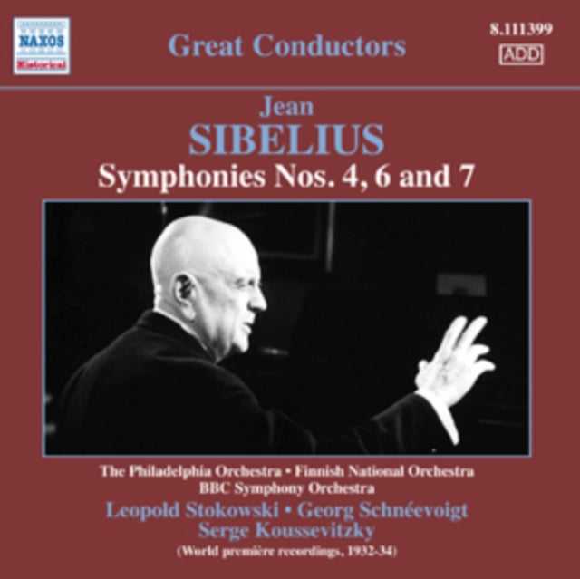 Jean Sibelius: Symphonies Nos. 4, 6 and 7