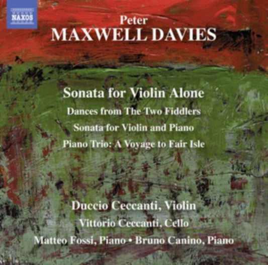 Peter Maxwell Davies: Sonata for Violin Alone/...