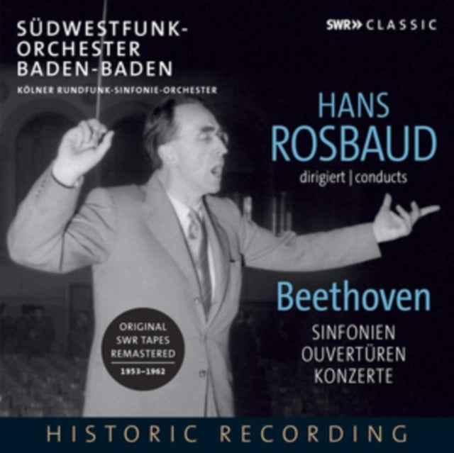 Hans Rosbaud Conducts Beethoven: Sinfonien/Ouvertüren/Konzerte