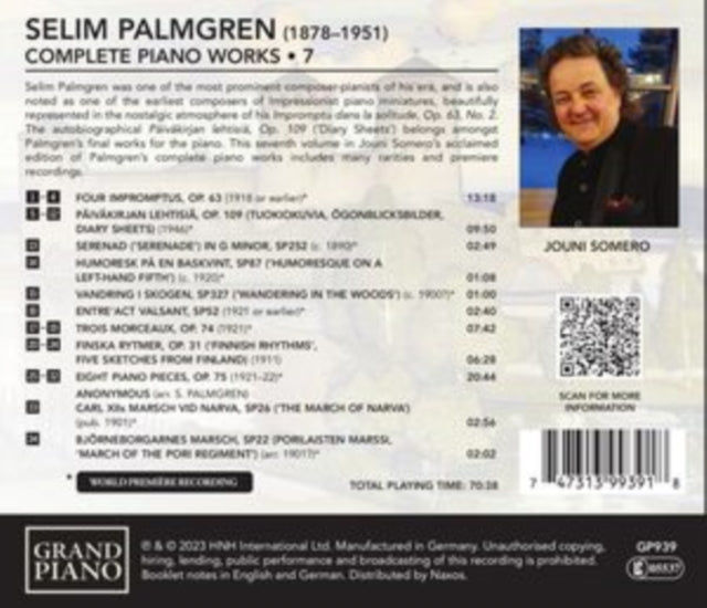 Palmgren: Complete Piano Works