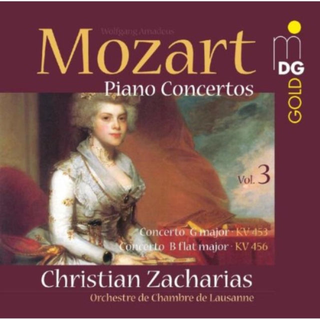 Piano Concertos Vol. 3 (Kv453 & Kv456) (Zacharias)