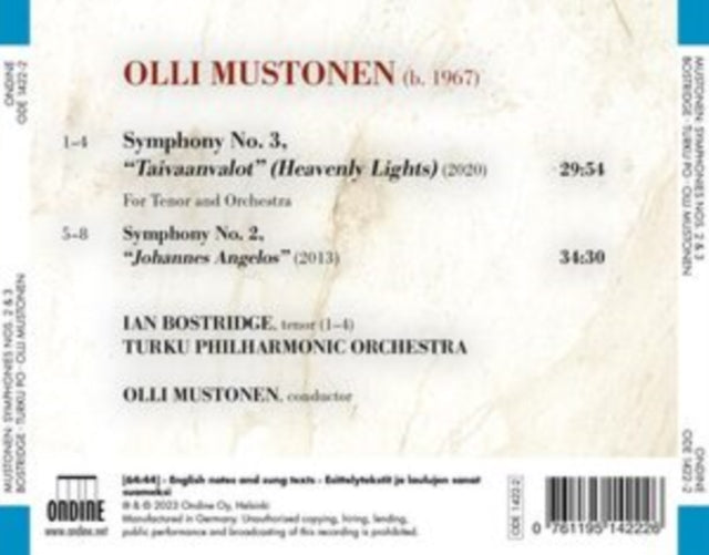 Olli Mustonen: Symphonies Nos. 2 & 3