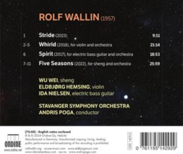 Rolf Wallin: Five Seasons