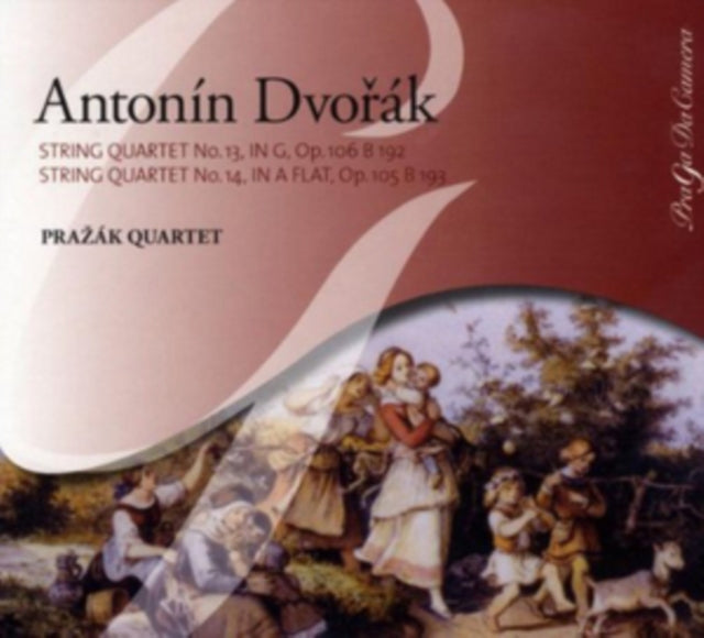 Antonin Dvorák: String Quartet No. 13, in G, Op. 106 B 192/...