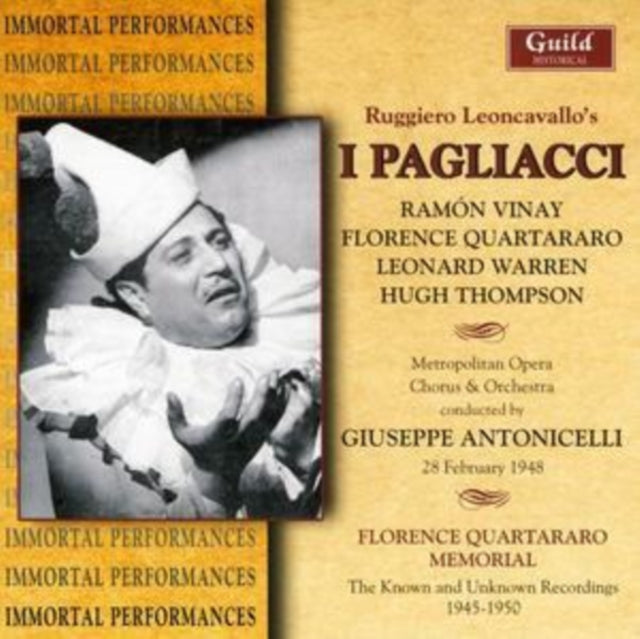Pagliacci, Quartararo Memorial (Antonicelli, Warren, Vinay)
