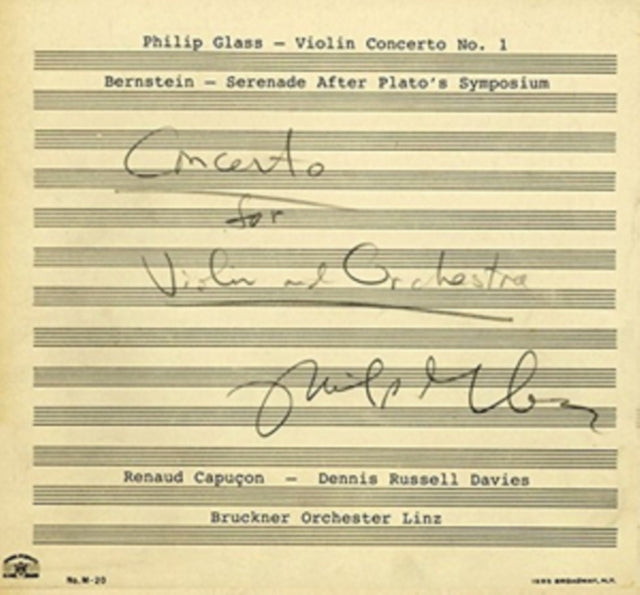 Philip Glass: Violin Concerto No. 1/...
