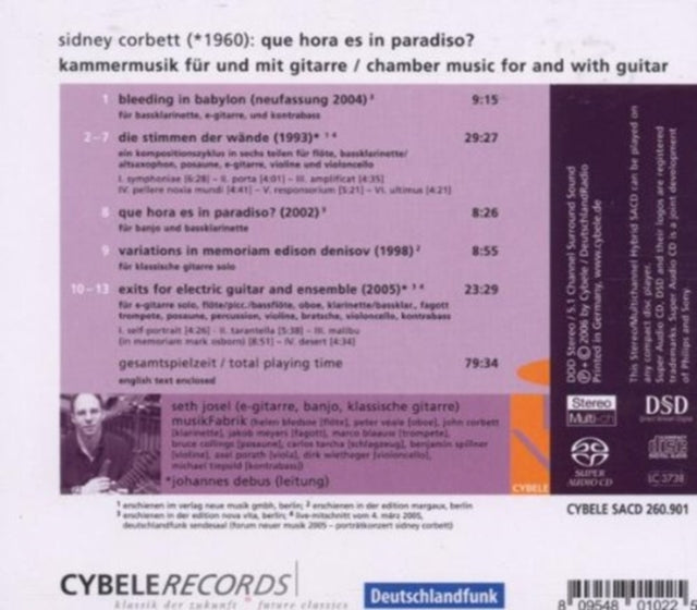 Que Hora Es in Paradiso? (Josel, Debus) [sacd/cd Hybrid]