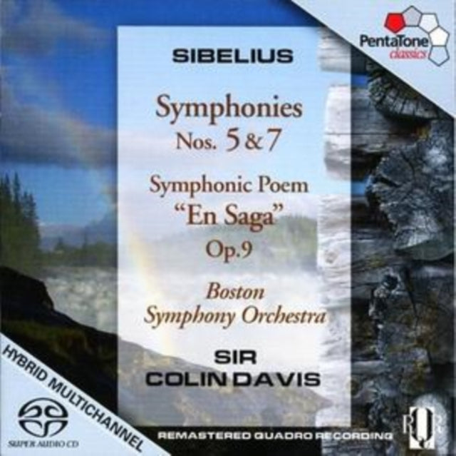 Symphonies Nos. 5 and 7, En Saga (Davis, Boston So)