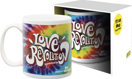 Woodstock Love Revolution 11Oz Boxed Mug