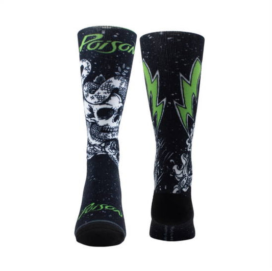 Poison Snake Skull Socks (One Size)