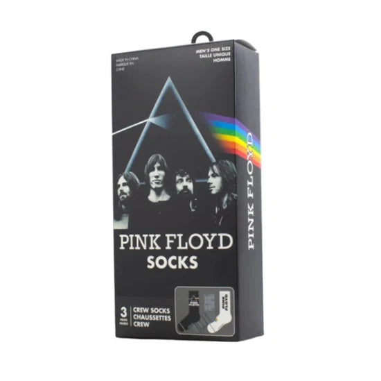 Pink Floyd Socks 3 Pack In Gift Box (One Size)