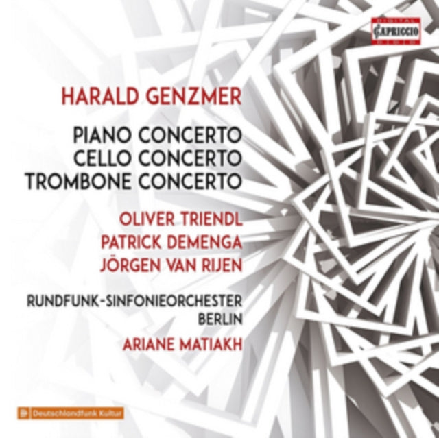 Harald Genzmer: Piano Concerto/Cello Concerto/Trombone Concerto