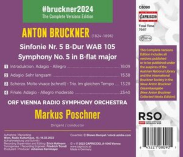 Bruckner: Symphony #5