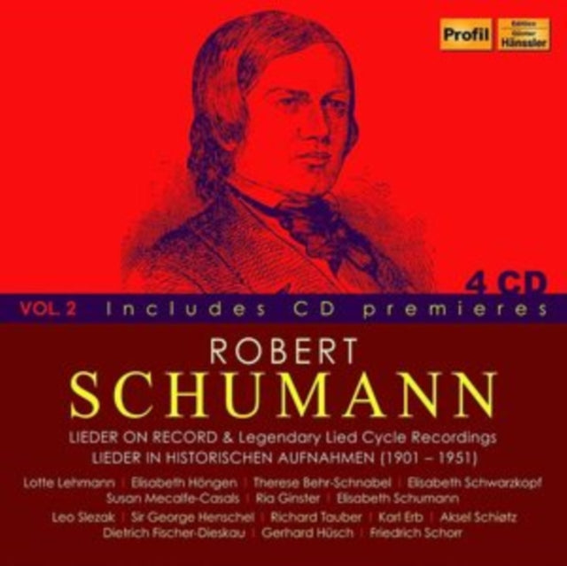 Robert Schumann: Lieder On Record & Legendary Lied Cycle...