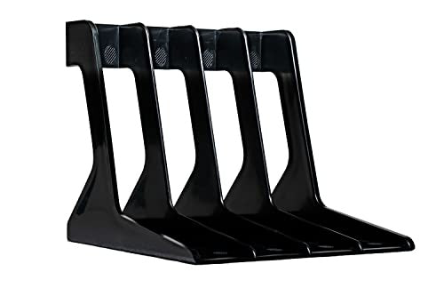 Vinyl Stand- 7 Inch Single Rack (Shaped - Hips Plastic) Black