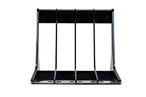 Vinyl Stand- 7 Inch Single Rack (Shaped - Hips Plastic) Black