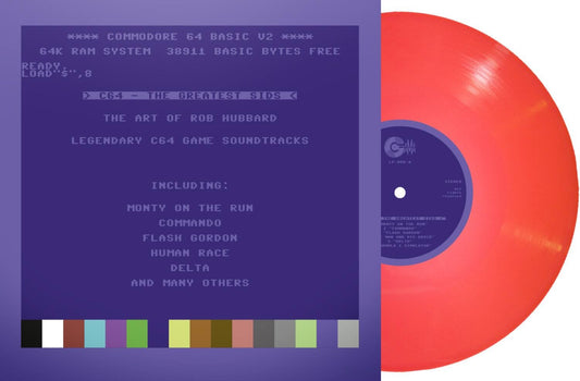 C64 Greatest Sids - The Art Of Rob Hubbard (Numbered Edition) (Light Red Vinyl)