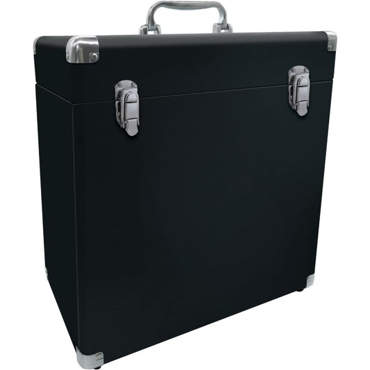 Vinyl Tonic Pu Leather LP Case Black (With Velvet Brush & Microfibre Cloth)